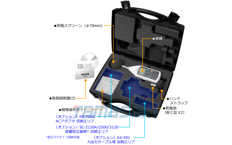 小野Ono Sokki 聲音校準器 SC-2120A -符合 JIS C 1515:2004 Class 2 標準