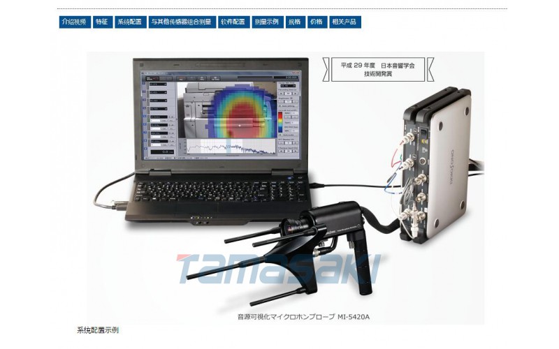 日本小野MI-5420A 聲源可視化麥克風探頭