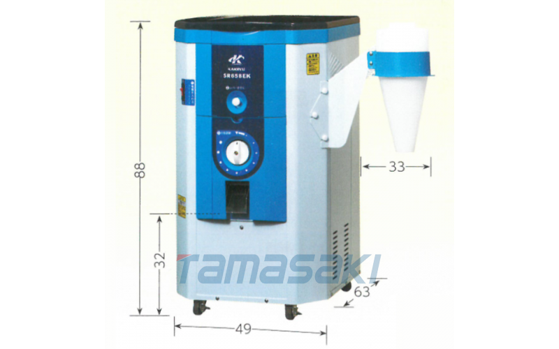 進口原裝KANRYU一次性大米拋光機 SR658E 帶冷卻風扇 自動停止功能