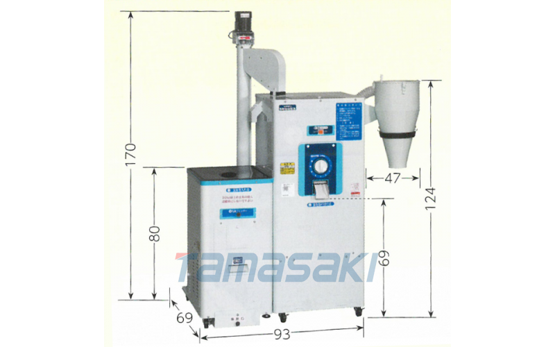 日本制造KANRYU玉崎現貨供應 SR2233ES商用去石大米拋光機 320公斤/1小時