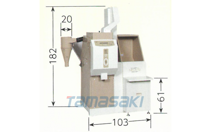 日本進口KANRYU玉崎現(xiàn)貨供應 MPCA-50 單獨旋風分離器/麩皮收集器